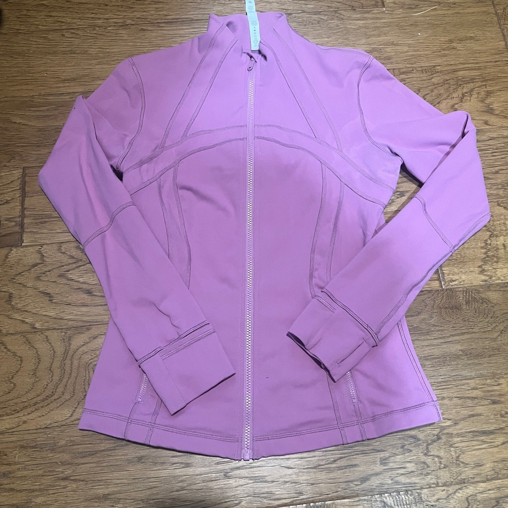 Lululemon Athletica Mauve Define Jacket Size 10